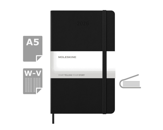 Kalendarz MOLESKINE z logo firmy w LazyStore!