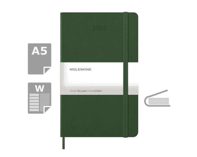 Kalendarz MOLESKINE z logo firmy w LazyStore!