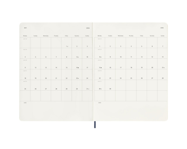 Kalendarz MOLESKINE z logo firmy w LazyStore!