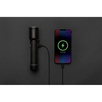 Duża latarka Gear X, ładowana przez USB, aluminium z recyklingu z logo firmy w LazyStore!