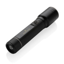 Duża latarka Gear X, ładowana przez USB, aluminium z recyklingu z logo firmy w LazyStore!