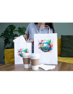 Torba papierowa A4 | Dialla BX z logo firmy w LazyStore! 2