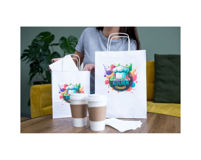 Torba papierowa A4 | Dialla BX z logo firmy w LazyStore!