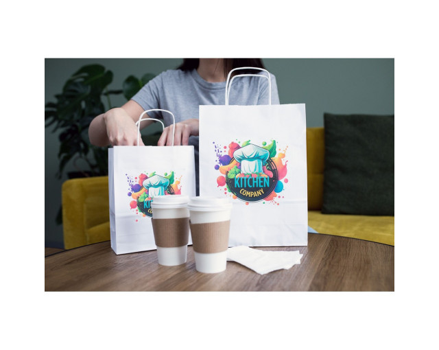 Torba papierowa A4 | Dialla BX z logo firmy w LazyStore!