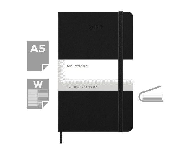 Kalendarz MOLESKINE z logo firmy w LazyStore!