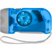 Latarka na dynamo 2 LED z logo firmy w LazyStore!