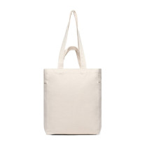 Torba na zakupy z płótna z recyklingu VINGA Hilo AWARE™ z logo firmy w LazyStore!