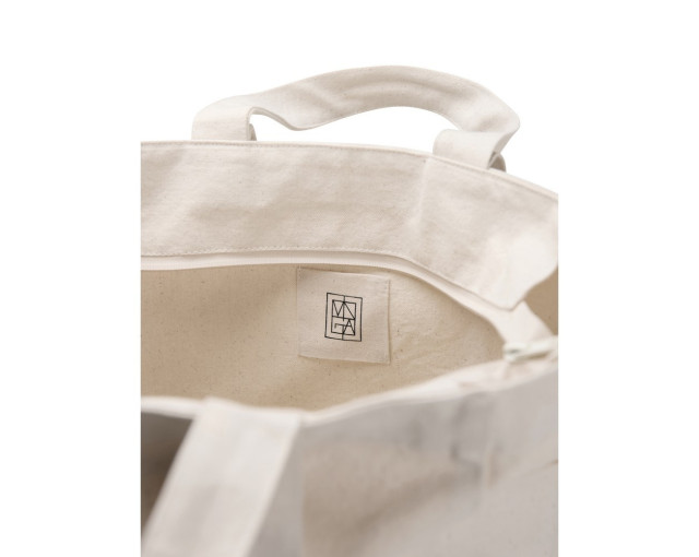 Torba na zakupy z płótna z recyklingu VINGA Hilo AWARE™ z logo firmy w LazyStore!