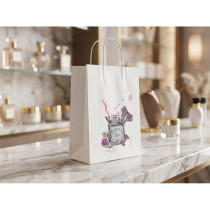 Torba papierowa A5 | Dialla SX z logo firmy w LazyStore!