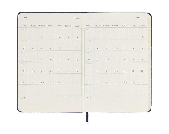 Kalendarz MOLESKINE z logo firmy w LazyStore!