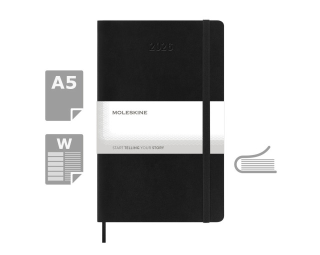 Kalendarz MOLESKINE z logo firmy w LazyStore!