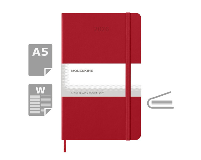 Kalendarz MOLESKINE z logo firmy w LazyStore!