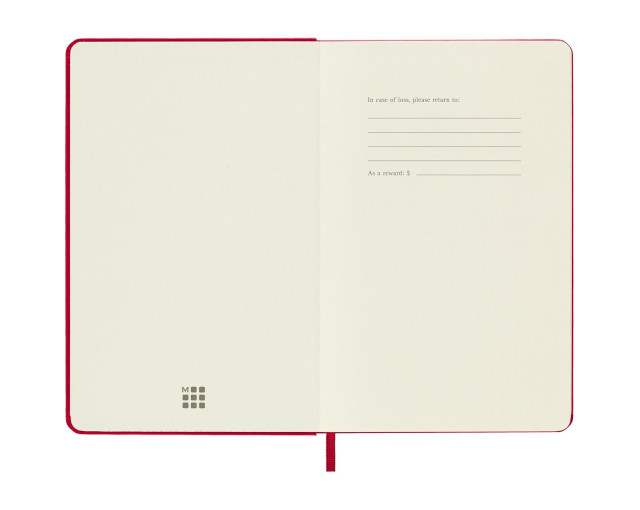 MOLESKINE Notatnik ok. B6 z logo firmy w LazyStore!