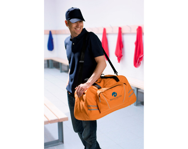Torba sportowa, podróżna z logo firmy w LazyStore!