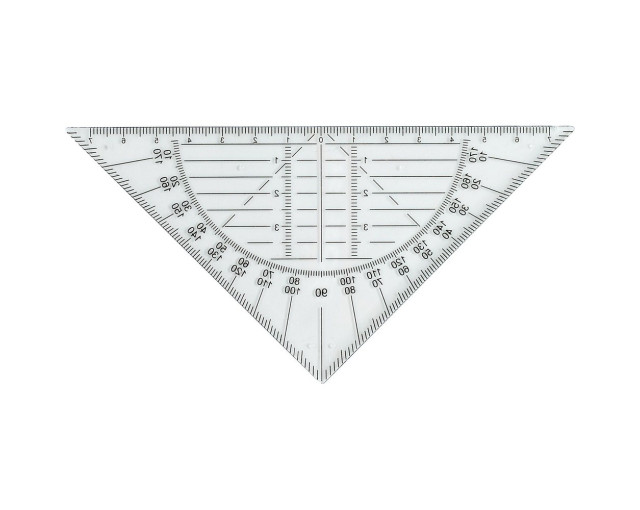Ekierka z kątomierzem z logo firmy w LazyStore!