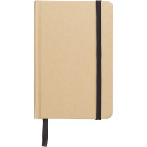 Notatnik A6 z papieru kraftowego z recyklingu z logo firmy w LazyStore!