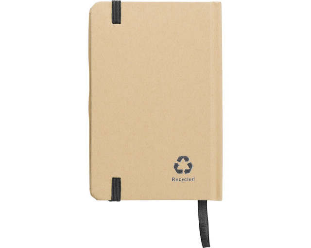 Notatnik A6 z papieru kraftowego z recyklingu z logo firmy w LazyStore!