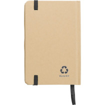 Notatnik A6 z papieru kraftowego z recyklingu z logo firmy w LazyStore!
