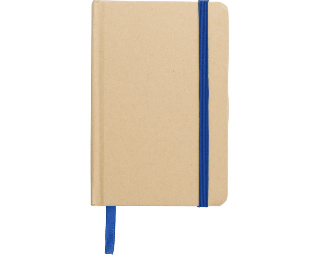 Notatnik A6 z papieru kraftowego z recyklingu z logo firmy w LazyStore!