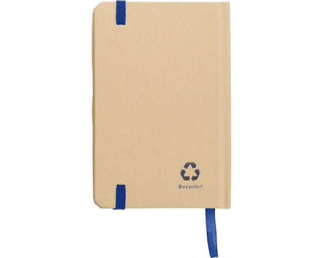 Notatnik A6 z papieru kraftowego z recyklingu z logo firmy w LazyStore!