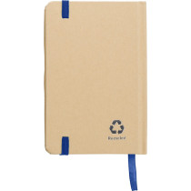 Notatnik A6 z papieru kraftowego z recyklingu z logo firmy w LazyStore!