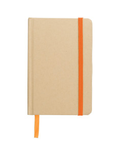 Notatnik A6 z papieru kraftowego z recyklingu z logo firmy w LazyStore!