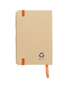 Notatnik A6 z papieru kraftowego z recyklingu z logo firmy w LazyStore! 2