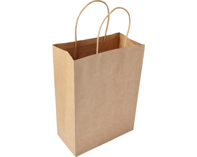 Torba papierowa z logo firmy w LazyStore!
