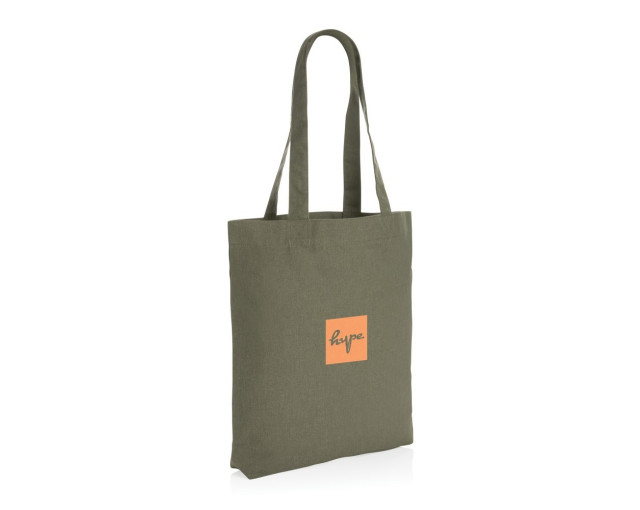 Torba na zakupy AWARE™, bawełna z recyklingu z logo firmy w LazyStore!