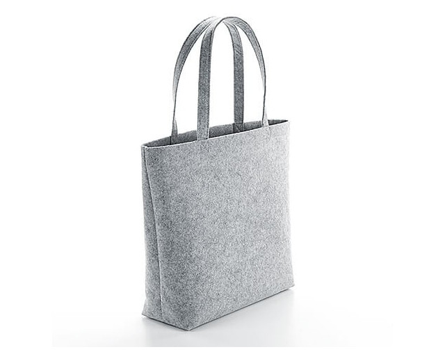 Filcowa torba na zakupy z logo firmy w LazyStore!