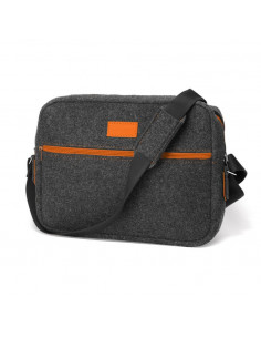 Filcowa torba miejska z logo firmy w LazyStore!