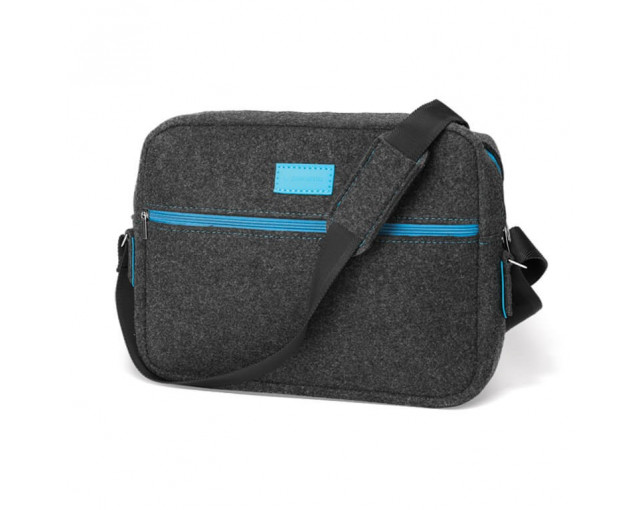 Filcowa torba miejska z logo firmy w LazyStore!