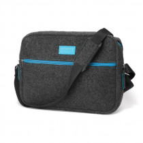 Filcowa torba miejska z logo firmy w LazyStore!
