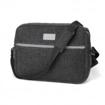 Filcowa torba miejska z logo firmy w LazyStore!