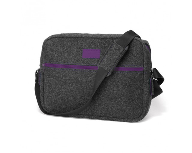 Filcowa torba miejska z logo firmy w LazyStore!