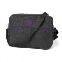 Filcowa torba miejska z logo firmy w LazyStore!