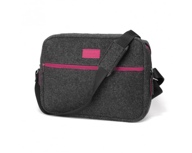 Filcowa torba miejska z logo firmy w LazyStore!