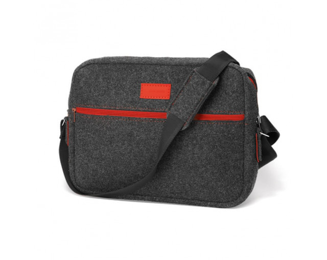 Filcowa torba miejska z logo firmy w LazyStore!