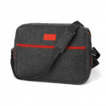 Filcowa torba miejska z logo firmy w LazyStore!