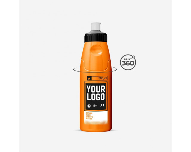 Bidon sportowy z indywidualnym nadrukiem model 008 500 ml z logo firmy w LazyStore!