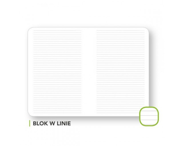 Rosnący notes A5 GROWNOTEBOOK ALCANTARA z logo firmy w LazyStore!