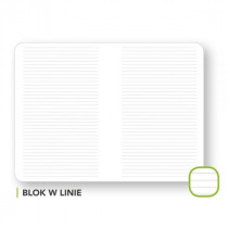 Rosnący notes A5 GROWNOTEBOOK ALCANTARA z logo firmy w LazyStore!
