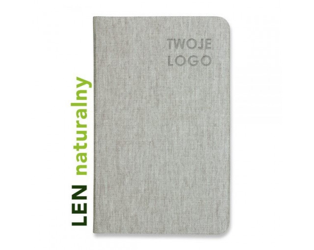 Rosnący notes A5 GROWNOTEBOOK LEN z logo firmy w LazyStore!