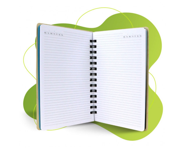 Notes A5 na spirali GROWNOTEBOOK WOOD MDF z logo firmy w LazyStore!