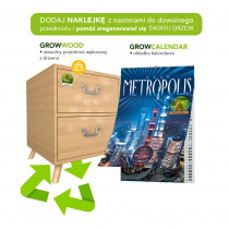 Naklejka GROWSTICKER GRAWER z logo firmy w LazyStore!