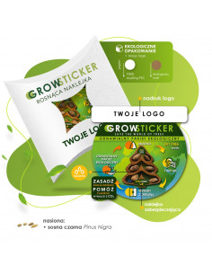 Naklejka GROWSTICKER GRAWER z logo firmy w LazyStore! 2