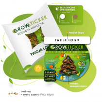 Naklejka GROWSTICKER GRAWER z logo firmy w LazyStore!