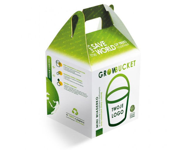 GROWBUCKET SET ZESTAW Z WIADERKIEM z logo firmy w LazyStore!