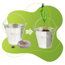 GROWBUCKET SET ZESTAW Z WIADERKIEM z logo firmy w LazyStore!