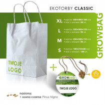 Torba GROWBAG Z ZAWIESZKĄ z logo firmy w LazyStore!